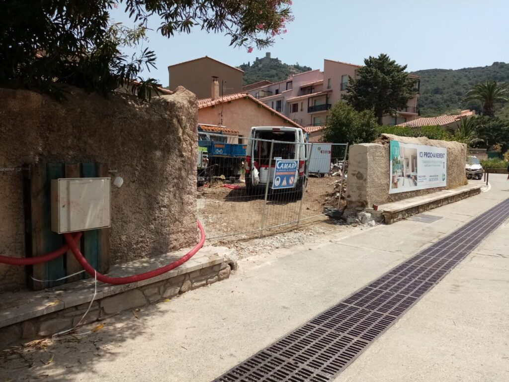 Démolition et désamiantage pour le chantier de la Résidence Éden à Collioure, client Icade promotion