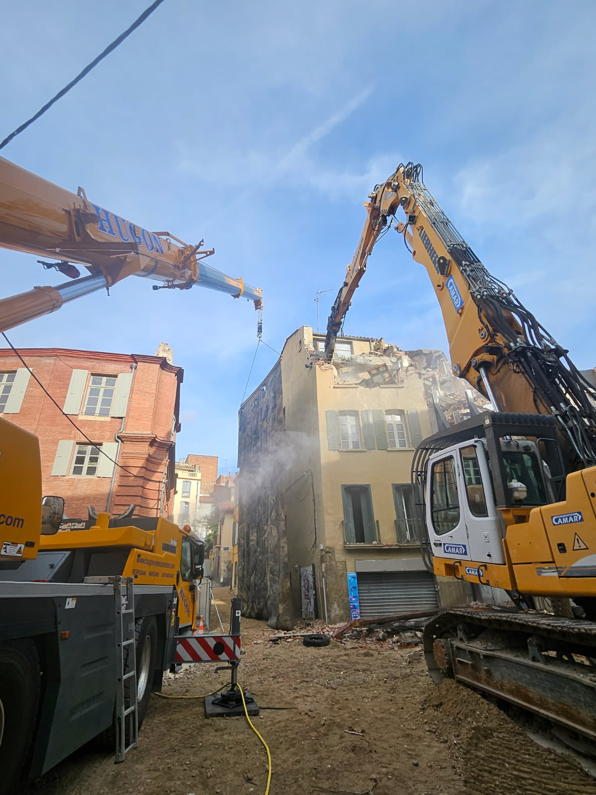 Démolition de 9 immeubles dans le quartier Saint-Jacques à Perpignan